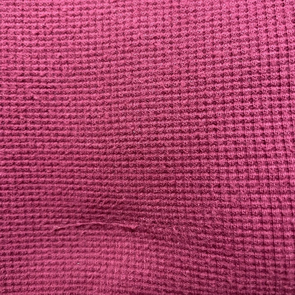 Banana Republic Waffle Long Sleeve‎ T Shirt Sz M Men's Raspberry Red